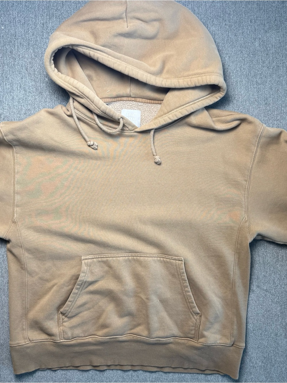 Women’s TNA Aritzia Hooded Sweatshirt - Tan Cotton Hoodie